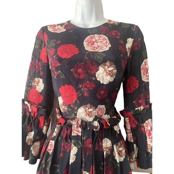 Mother Of Pearl silk Floral Dress - Picture 6 of 11